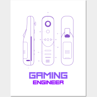 Gaming Engineer Posters and Art